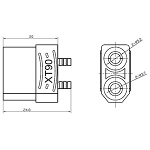 RC Battery Energy Connector XT90