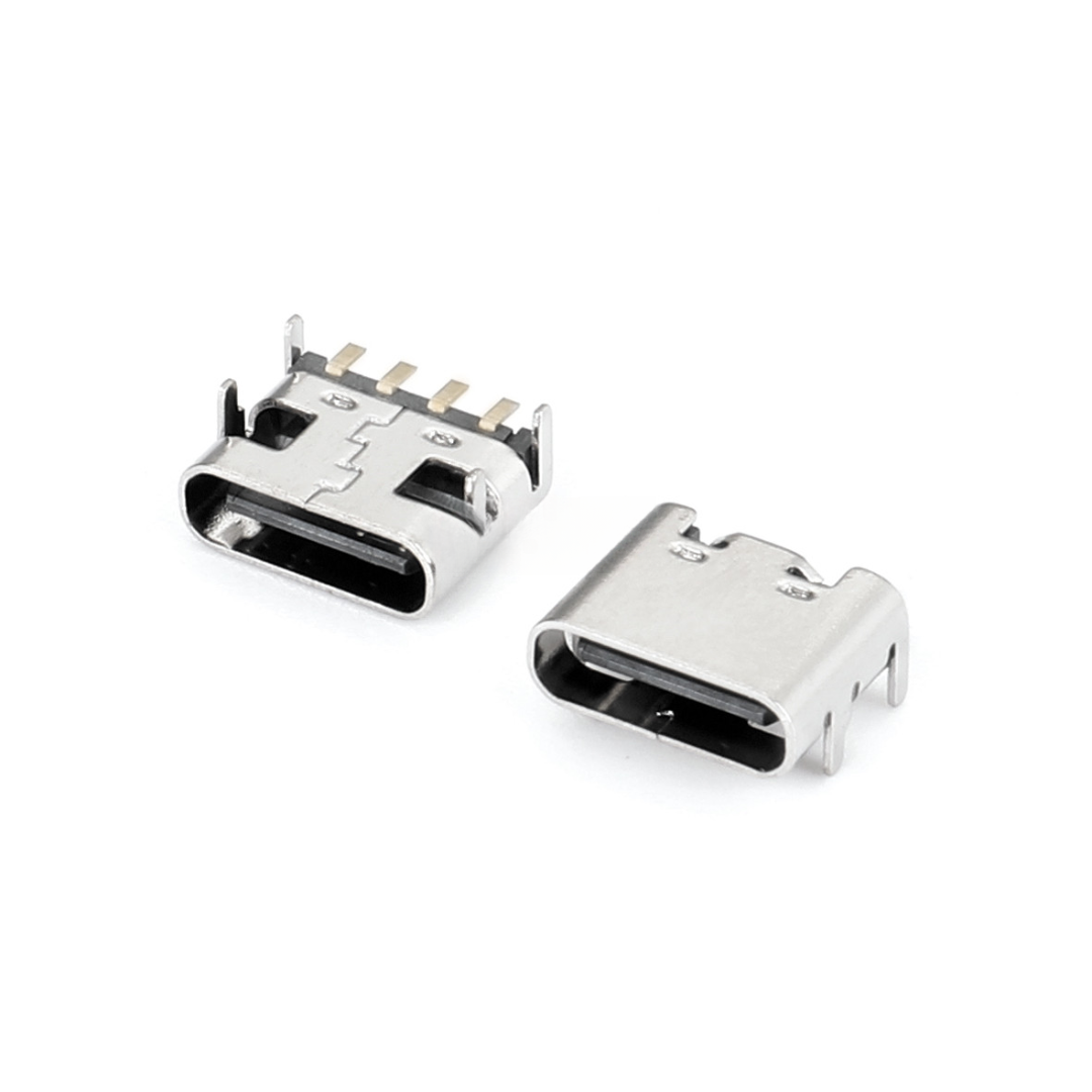 USB Type C Female Connector,Female,4P