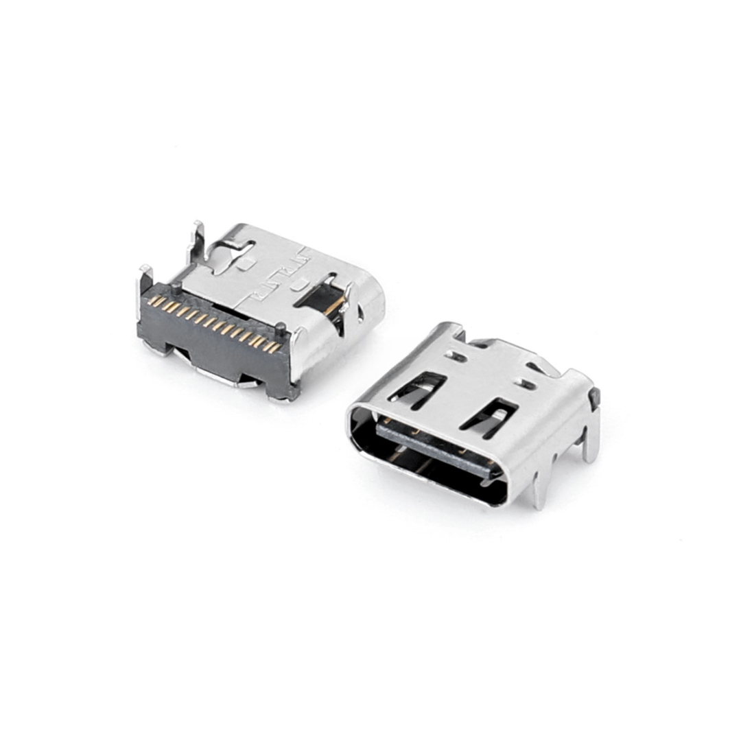 USB Type C Female Connector,Female,16P