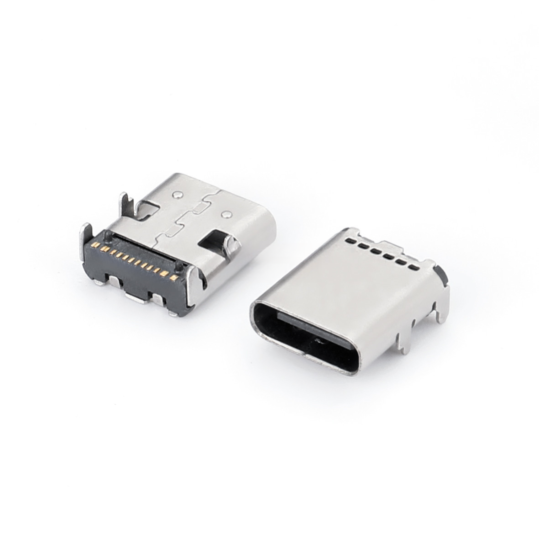USB Type C Female Connector,Female,16P