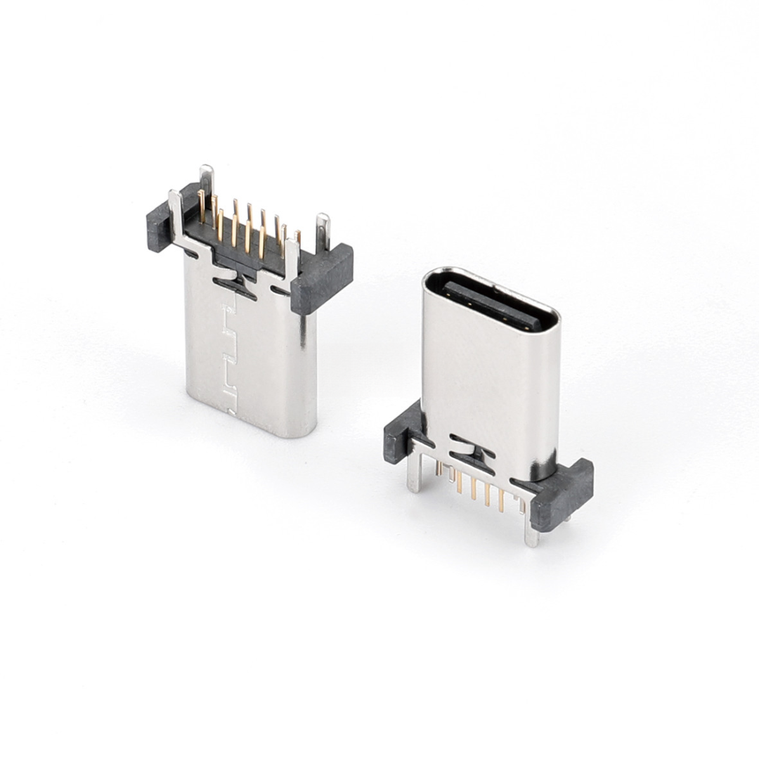 USB Type C Female Connector, Female,16P