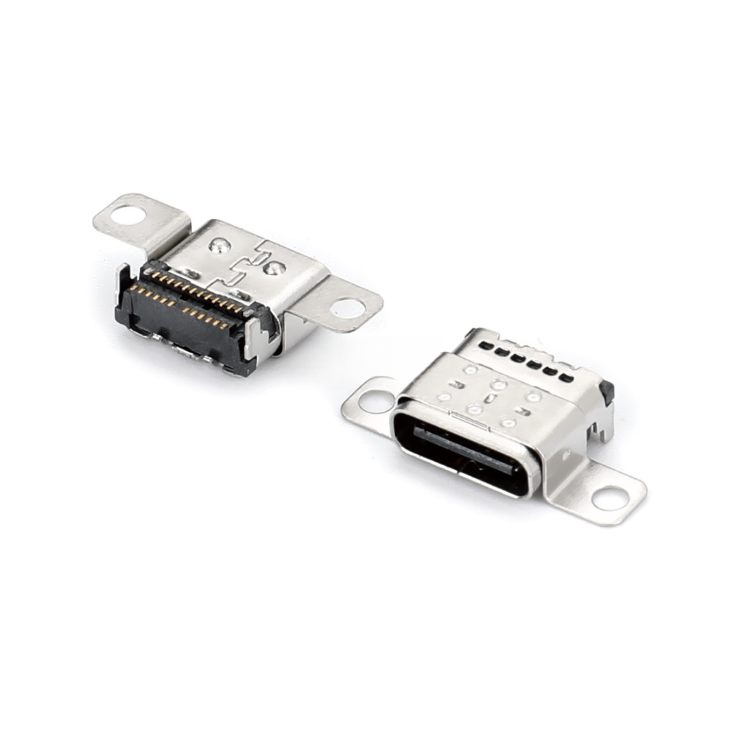USB Type C Female Connector, Female, 24P