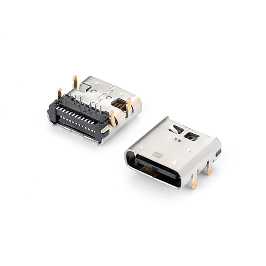 USB Type C Female Connector,Female,24P