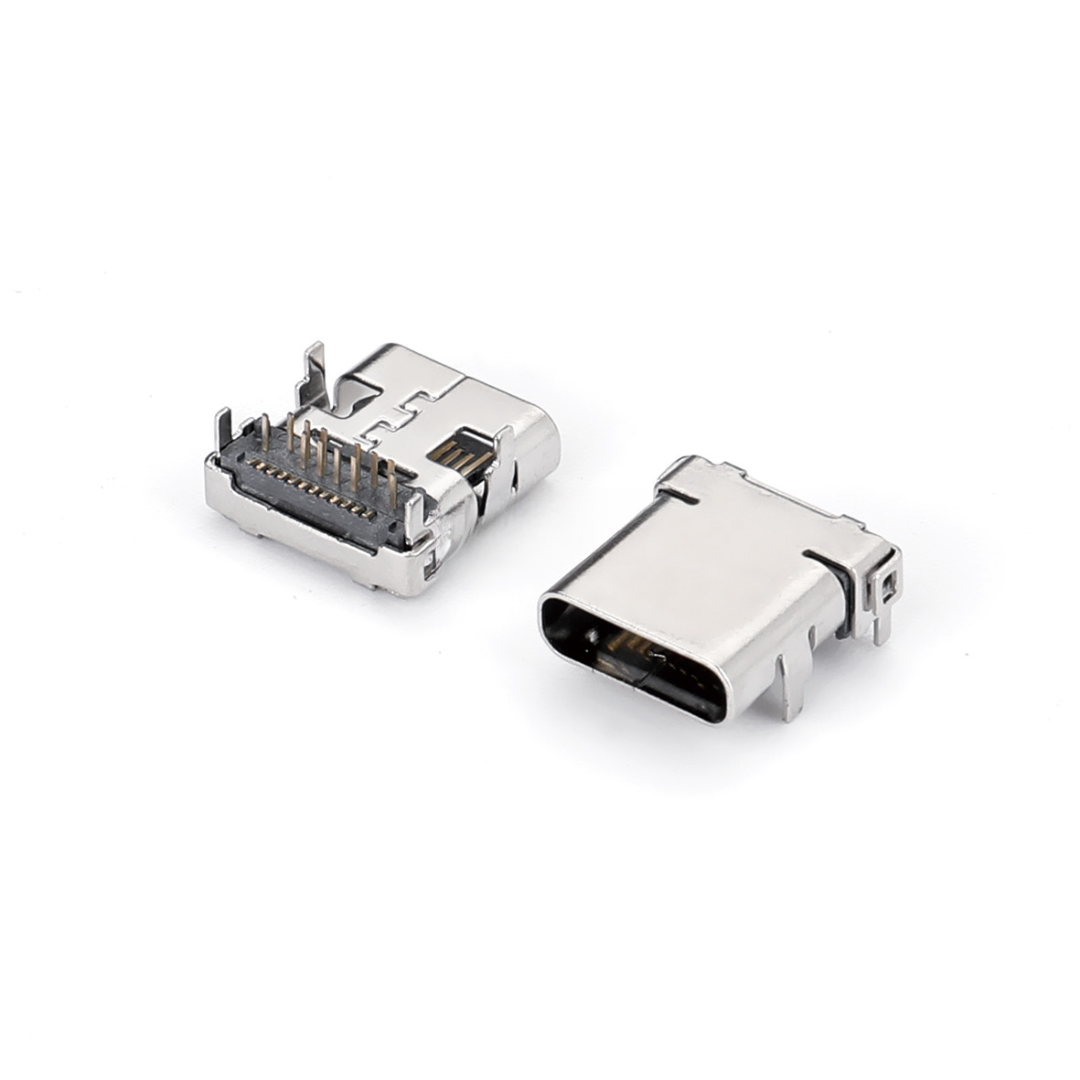 USB Type C Female Connector,Female,24P