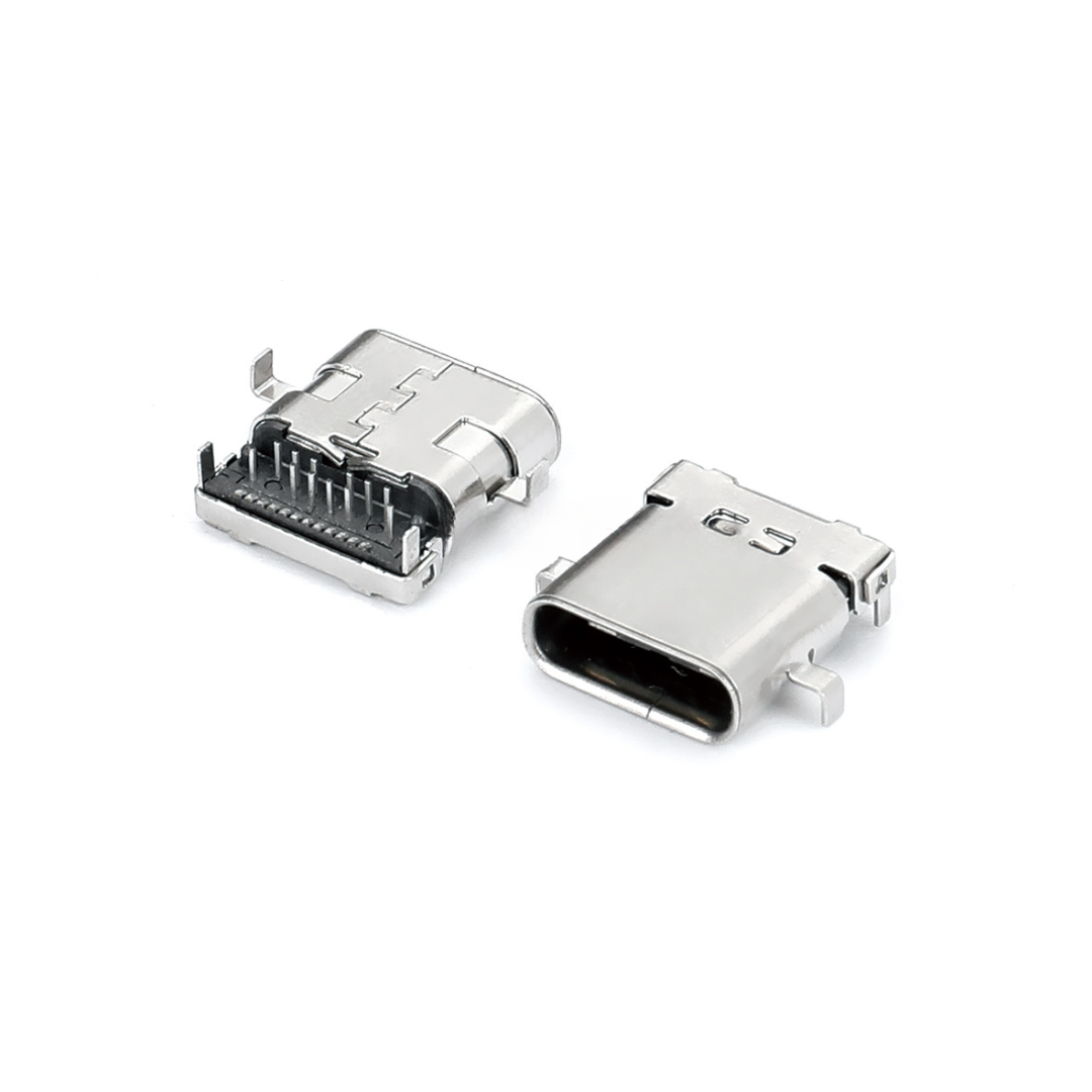 USB Type C Female Connector,Female,24P