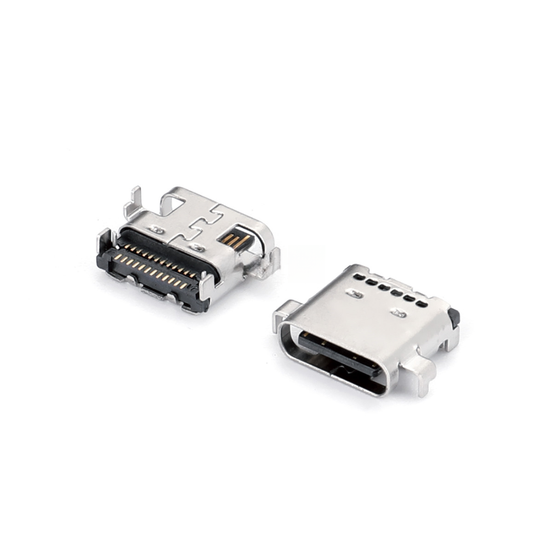 USB Type C Female Connector,Female,24P