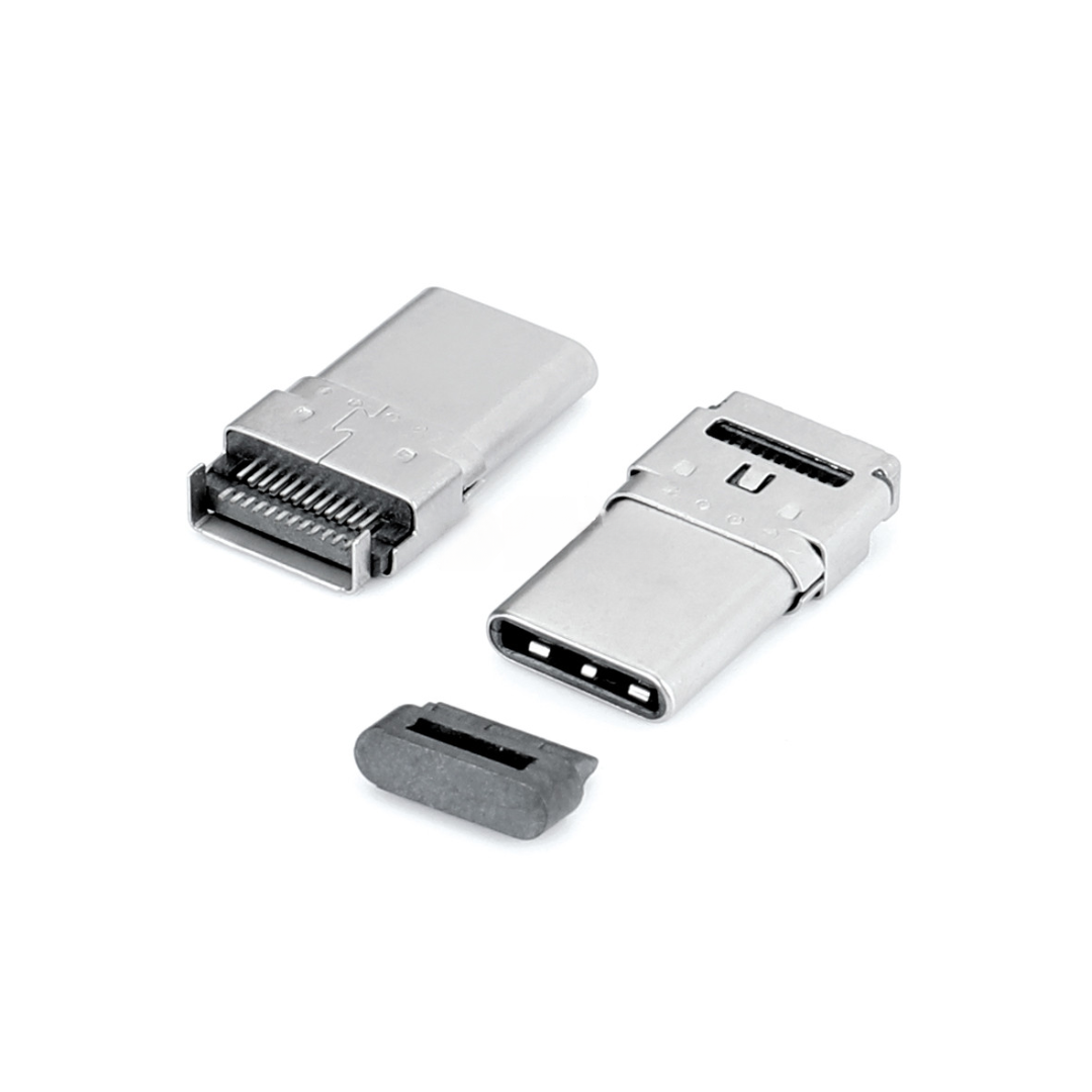 USB Type C Female Connector,Male,24P