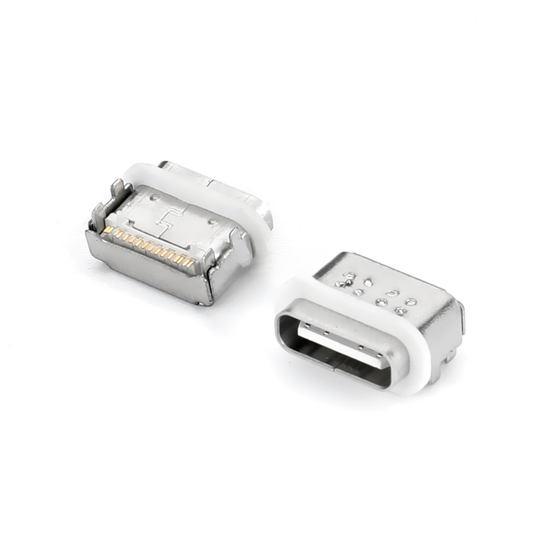 KMUCW16010L USB Type C Female Connector,Waterproof Female,16P